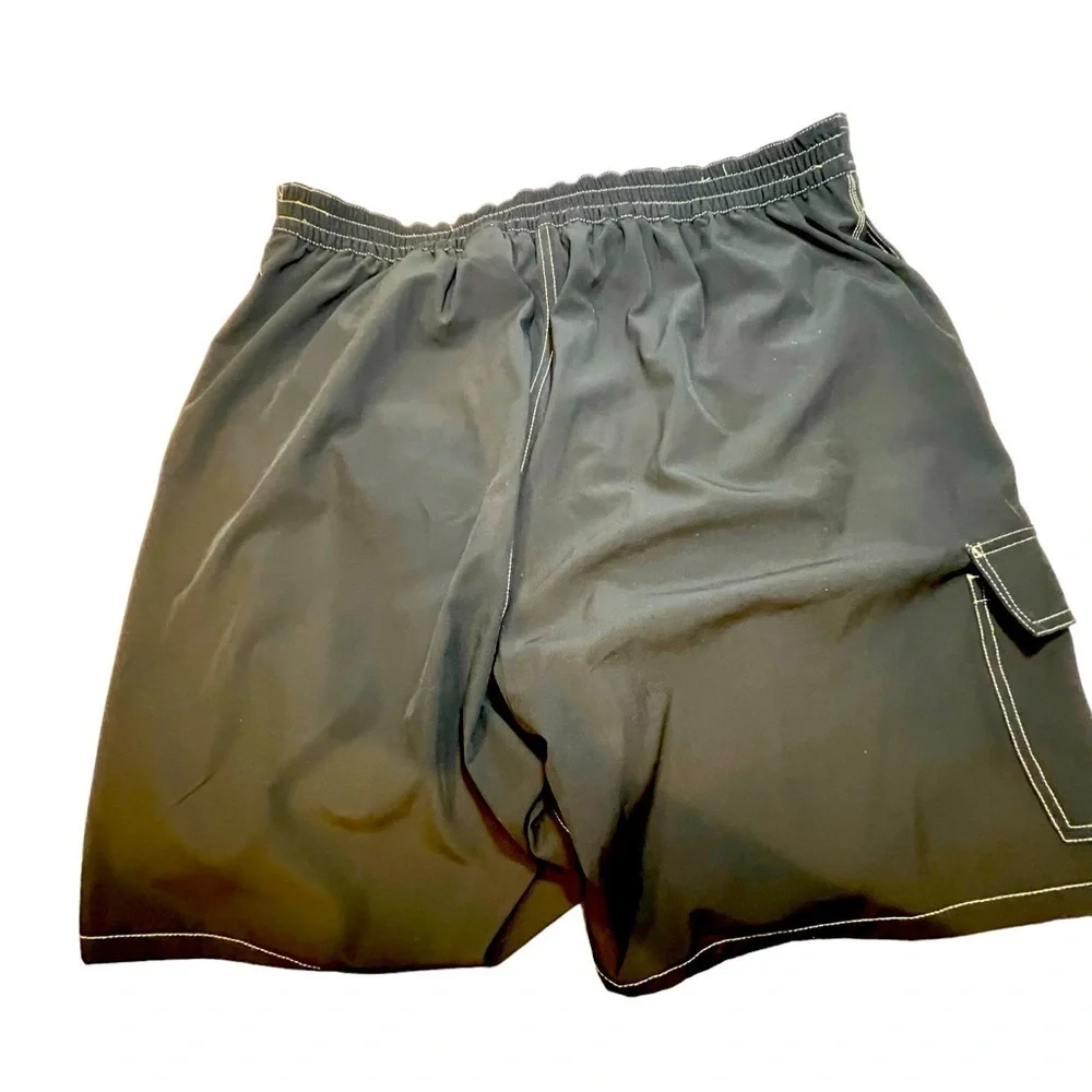 Polo Ralph Lauren Men’s XXL Swim Trunks Logo On Front Plus Size Black & Red
